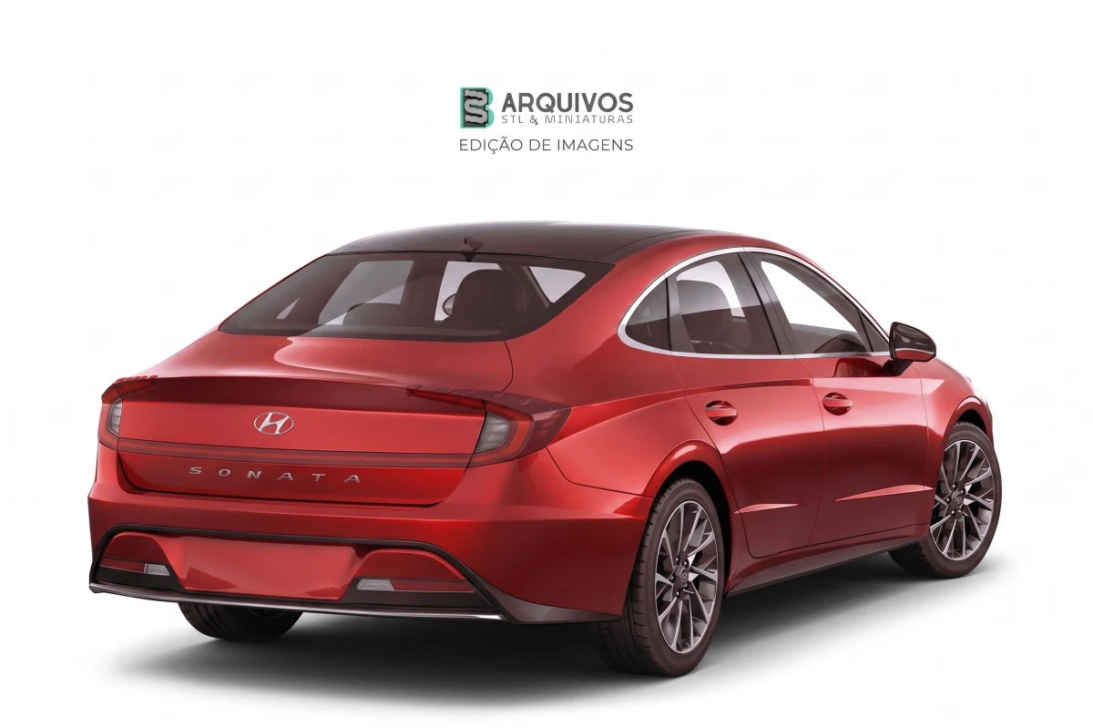 Modelo 3D STL - Hyundai Sonata 2020 — foto 6